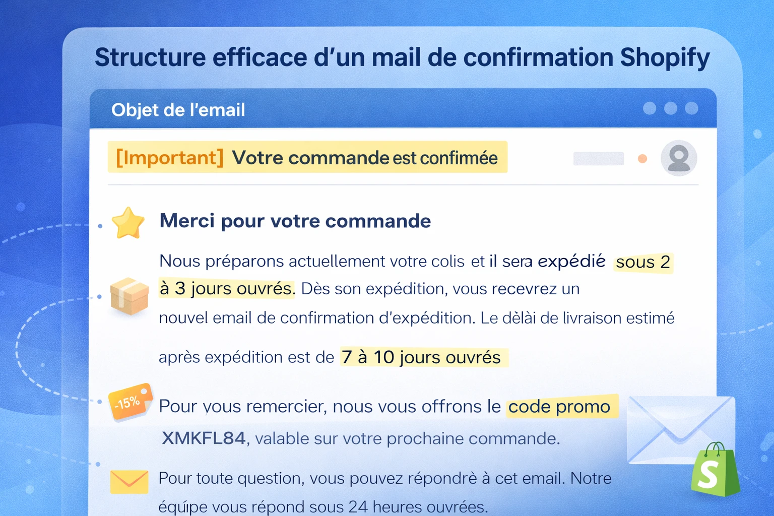 Exemple de mise en page de mail